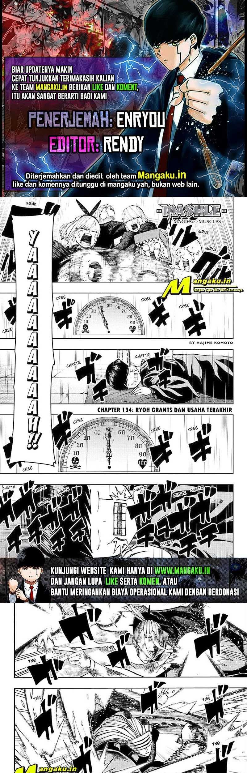 Komik Mashle: Magic and Muscles Chapter 134 gambar 1