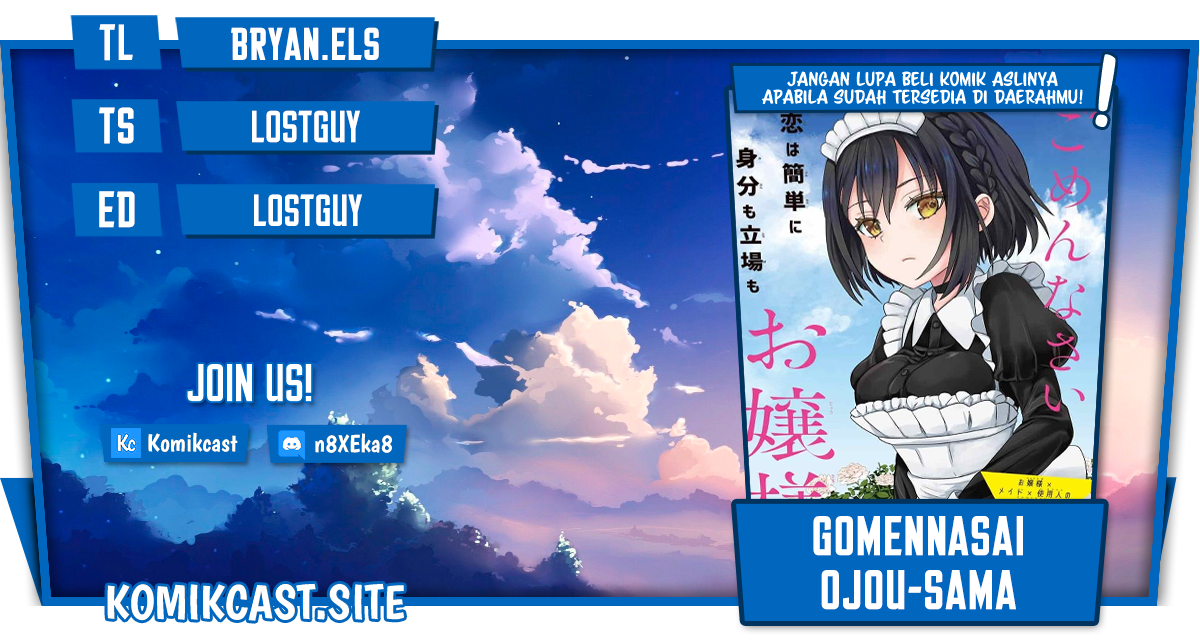 Komik Gomennasai Ojou-sama, Ore wa Maid ga Suki nan desu Chapter 10 gambar 1