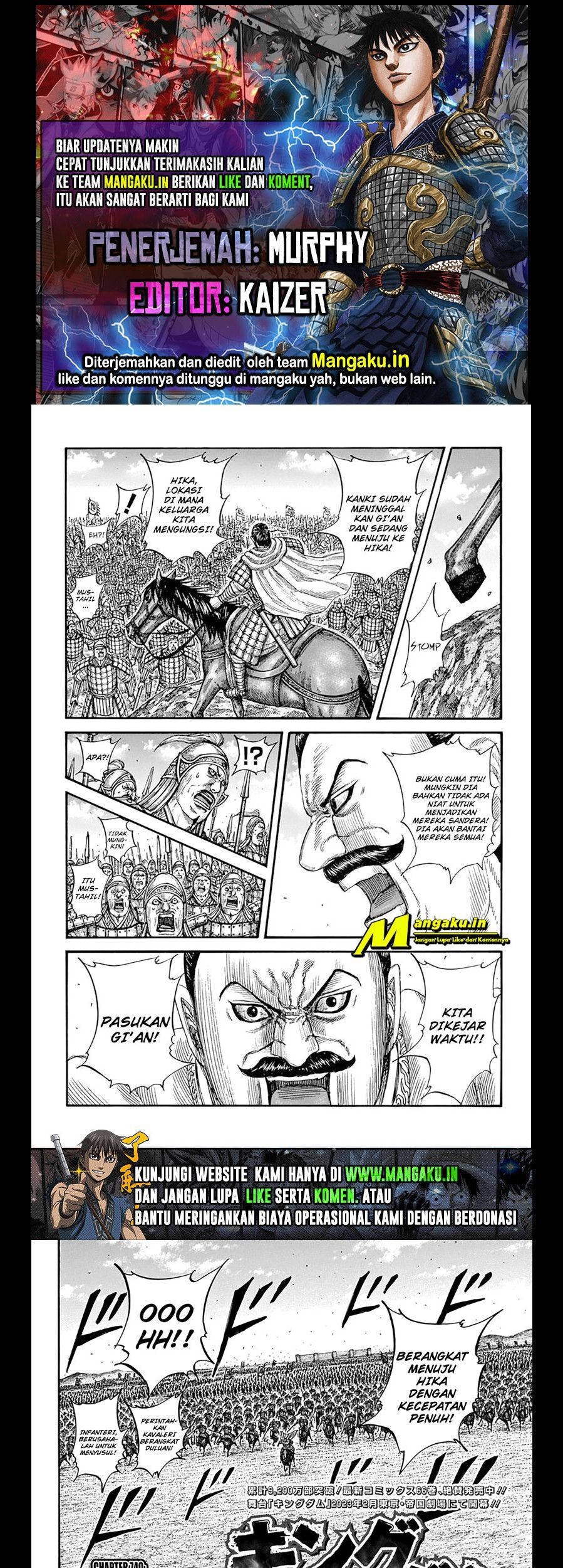 Komik Kingdom Chapter 740 gambar 1