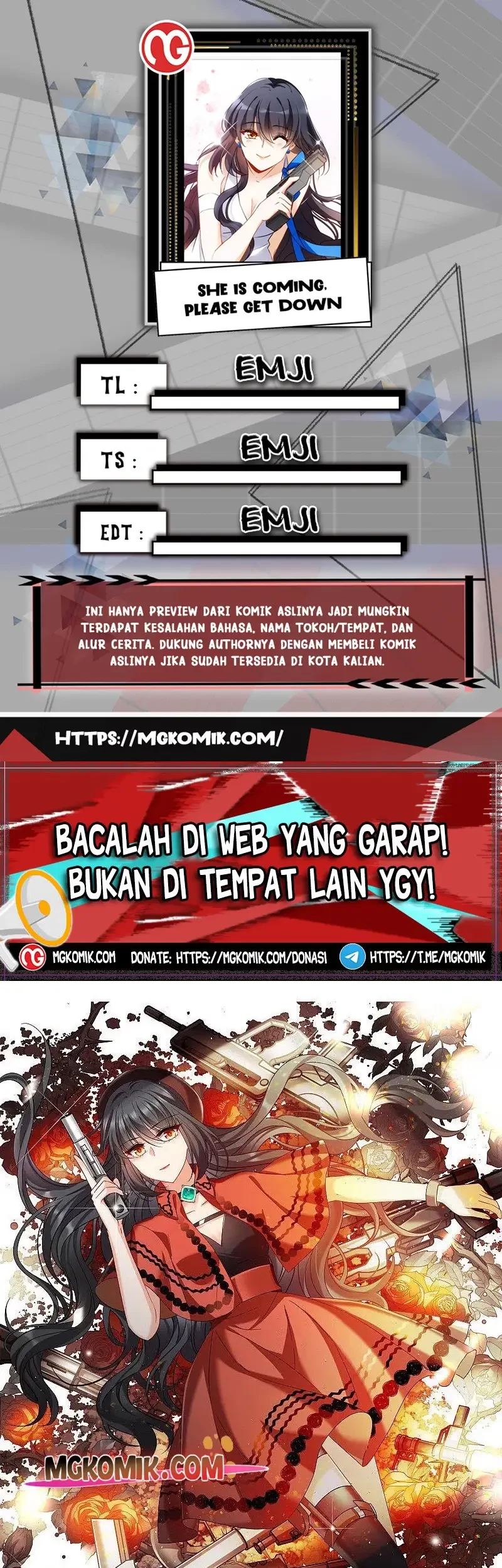 Komik She Is Coming, Please Get Down! Chapter 97.2 gambar 1