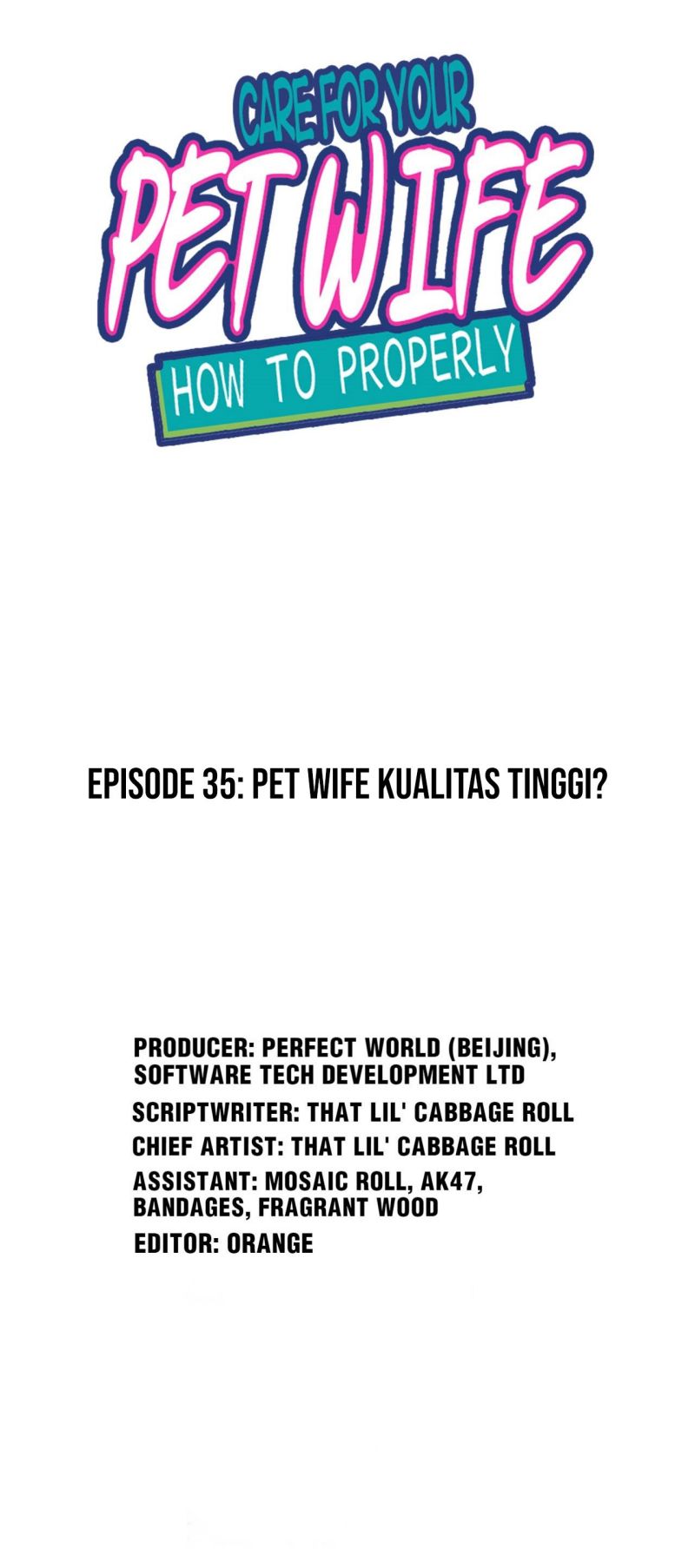 Manhua How To Properly Care For Your Pet Wife Chapter 35 gambar 2