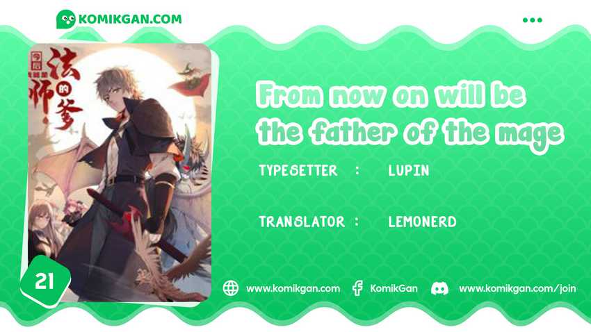 Komik From now on, I will be the father of the mage Chapter 21 gambar 1