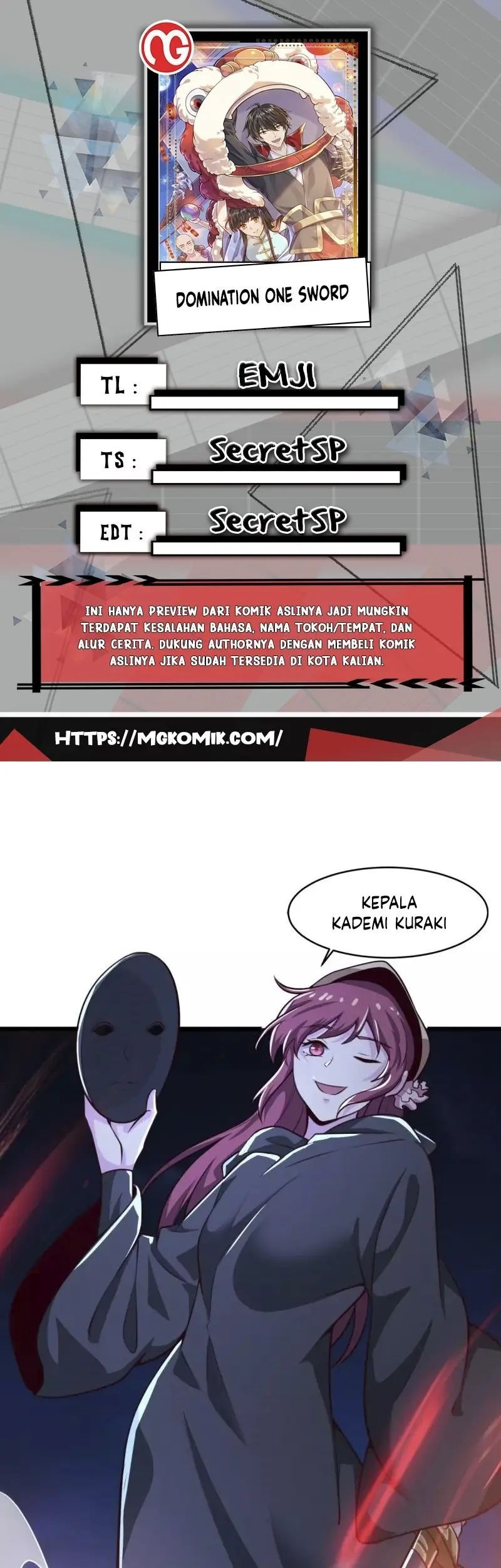 Komik Domination One Sword Chapter 216 gambar 1