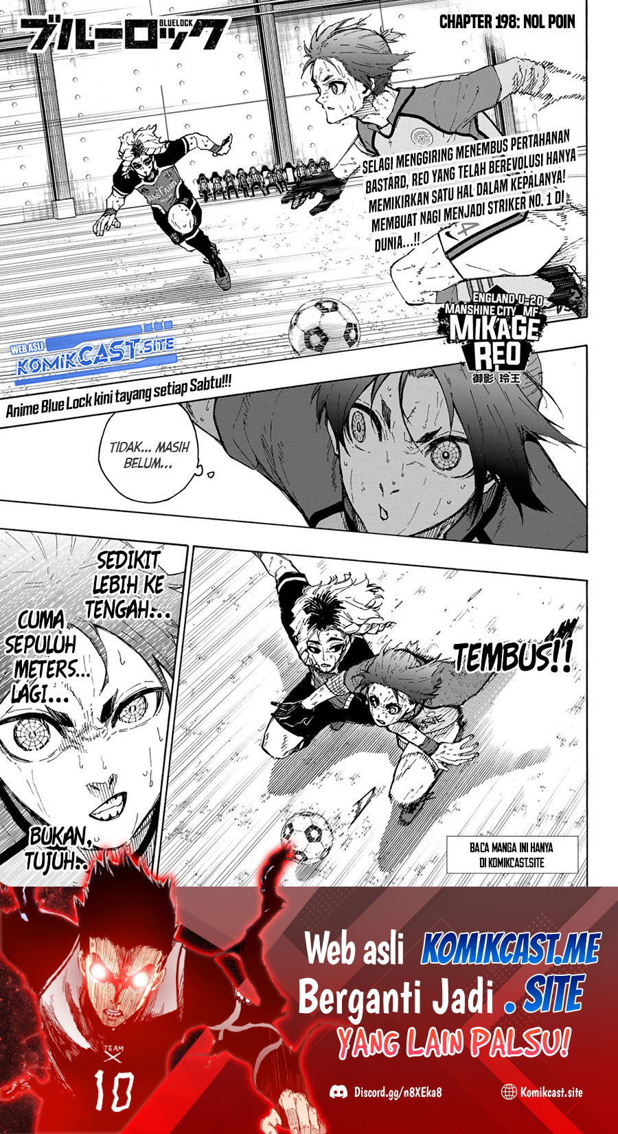 Blue Lock Chapter 198 - Halaman 2