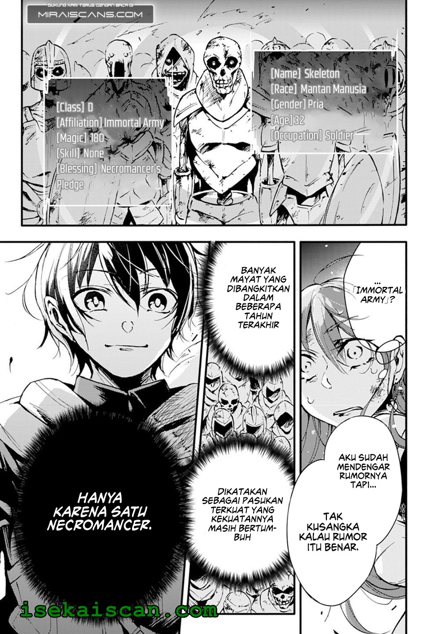 A Lone Necromancer Who Leads an Army of Immortals, Changed His Job to Become an SSS Rank Adventurer Chapter 01 - Halaman 6