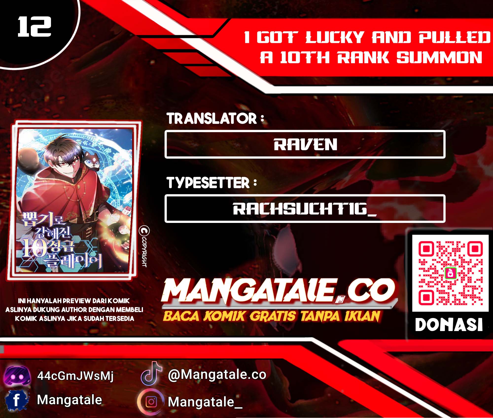 Komik I Got Lucky And Pulled A 10th Rank Summon Chapter 12 gambar 1