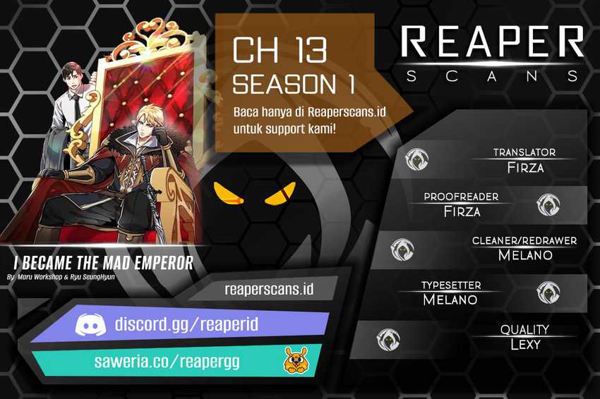 Komik I Became the Mad Emperor Chapter 13 gambar 1