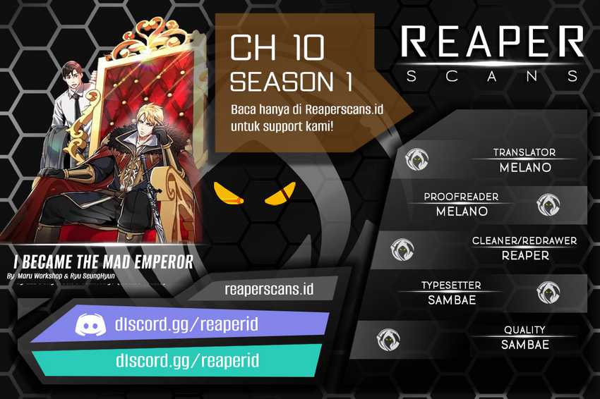 Komik I Became the Mad Emperor Chapter 10 gambar 1