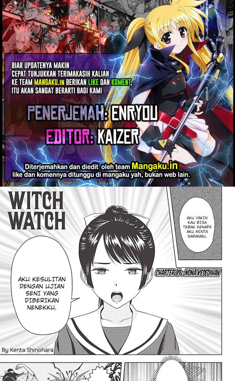 Komik Witch Watch Chapter 89 gambar 1