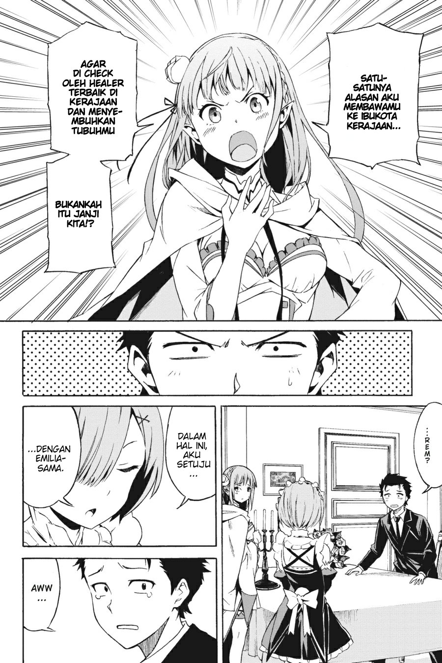 Manga Re:Zero Kara Hajimeru Isekai Seikatsu – Daisanshou – Truth of Zero Chapter 03 gambar 2
