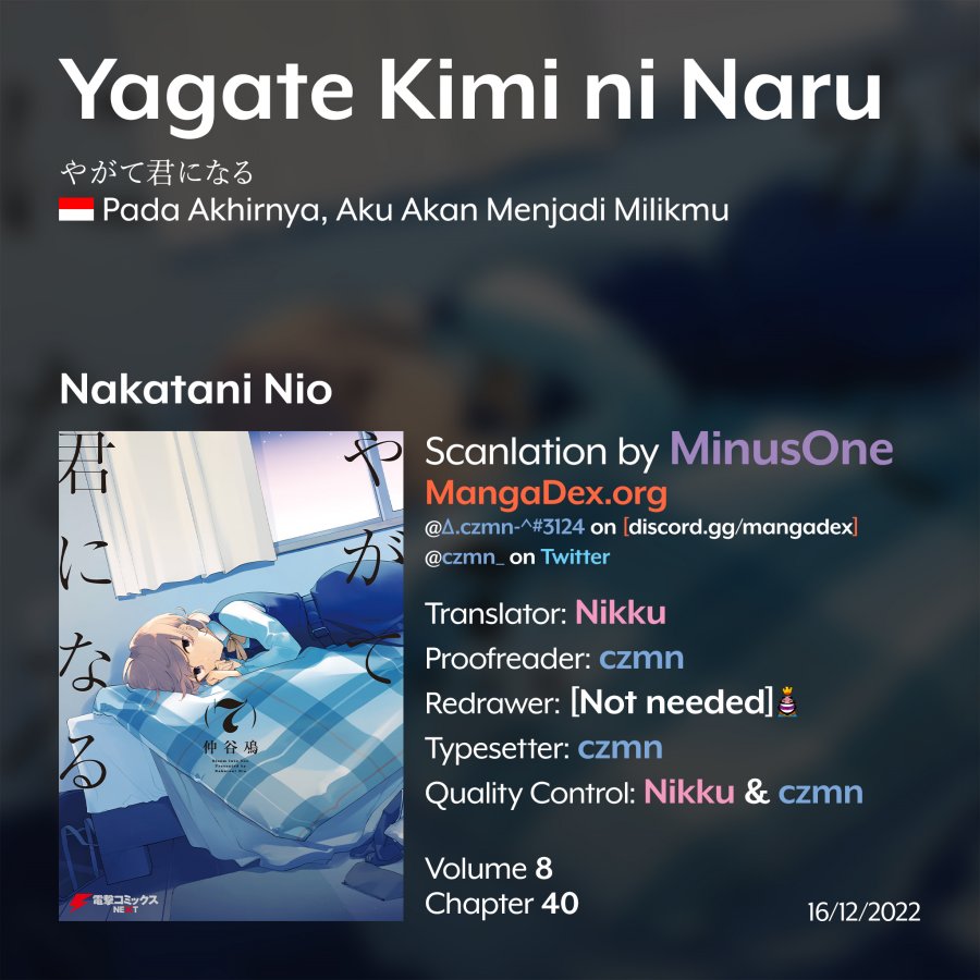 Komik Yagate Kimi ni Naru Chapter 40 gambar 1