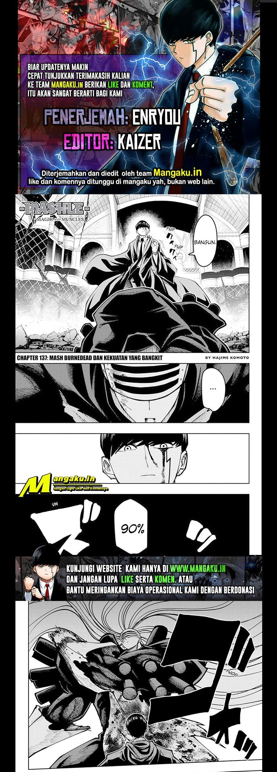 Komik Mashle: Magic and Muscles Chapter 137 gambar 1