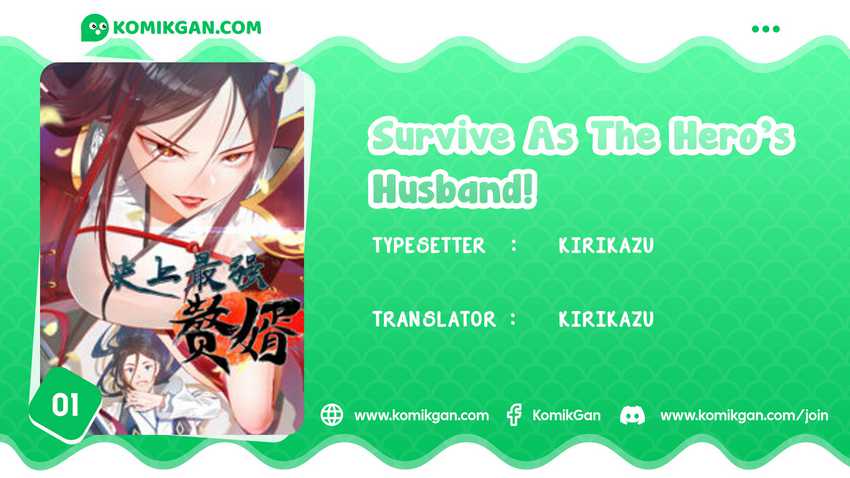 Komik Survive As The Hero’s Husband Chapter 01 gambar 1