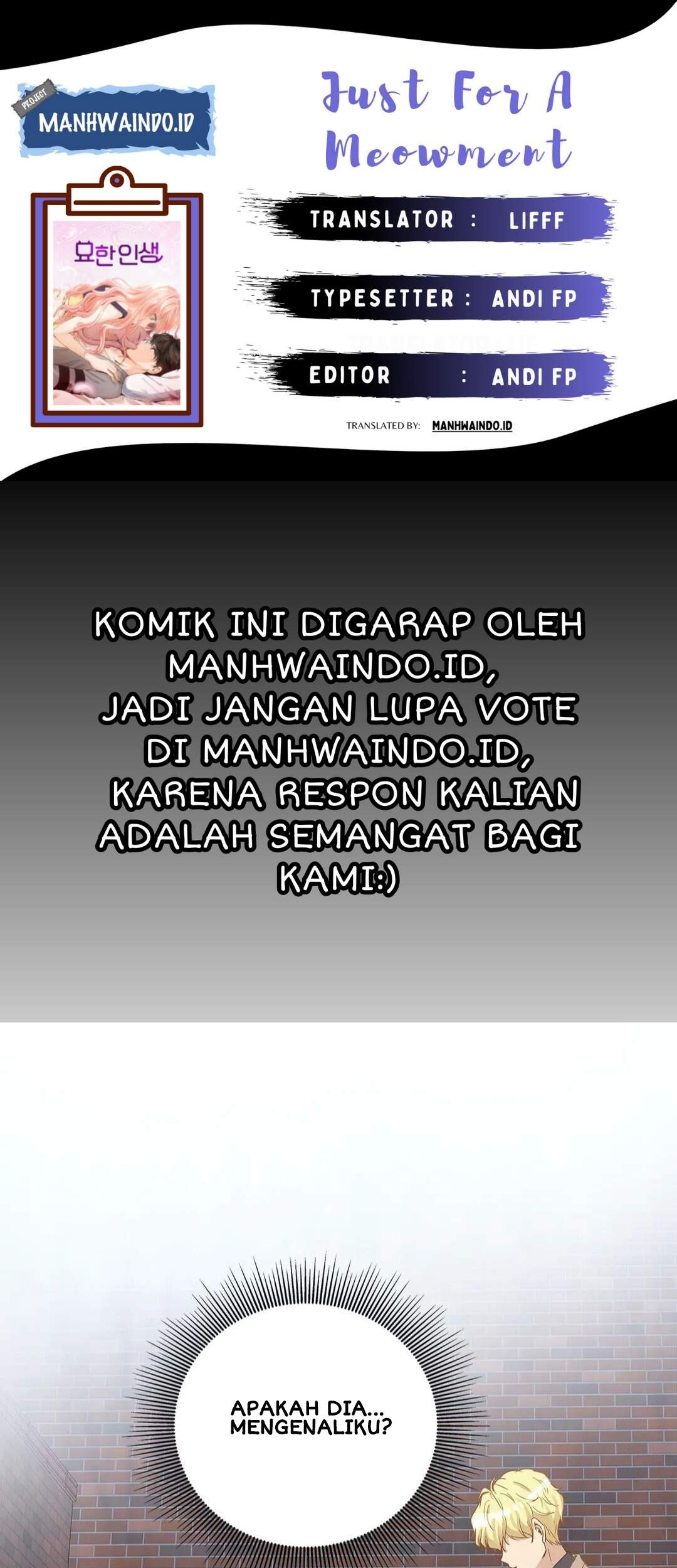 Komik Just for a Meowment Chapter 21 gambar 1