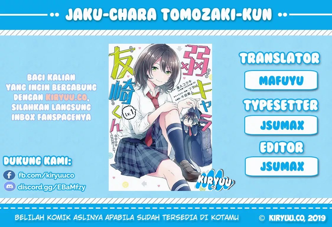 Komik Jaku-chara Tomozaki-kun Chapter 09 gambar 1