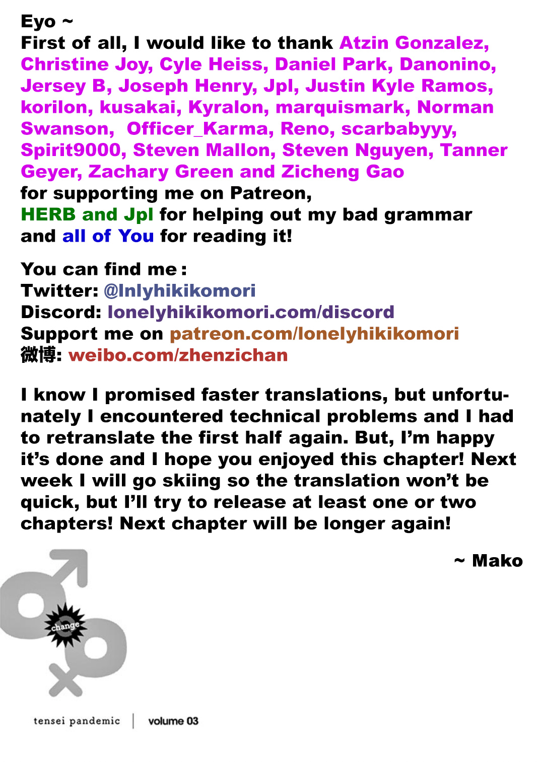 Tensei Pandemic Chapter 17 - Halaman 21
