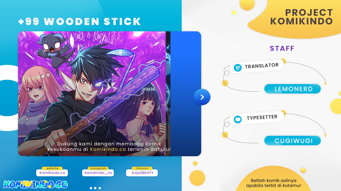 Komik +99 Wooden Stick Chapter 44 gambar 1