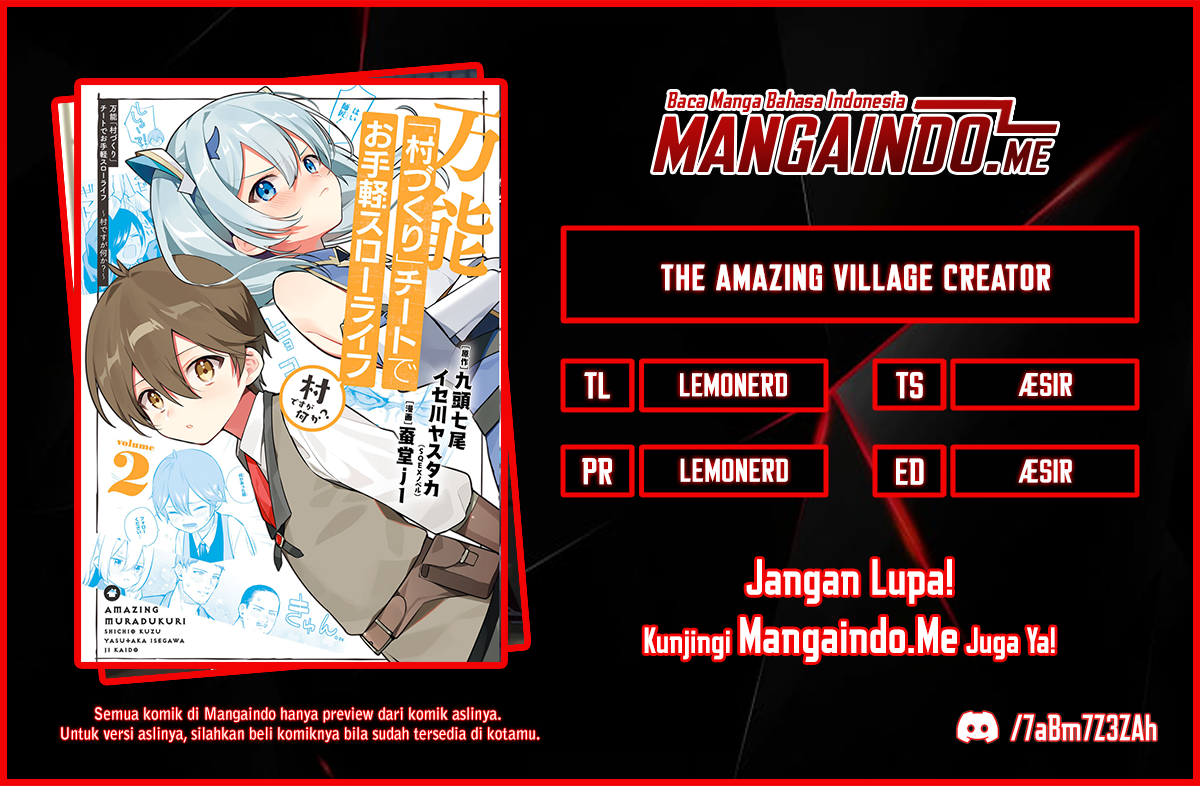 Komik The Amazing Village Creator: Slow Living with the Village Building Cheat Skill Chapter 01.2 gambar 1