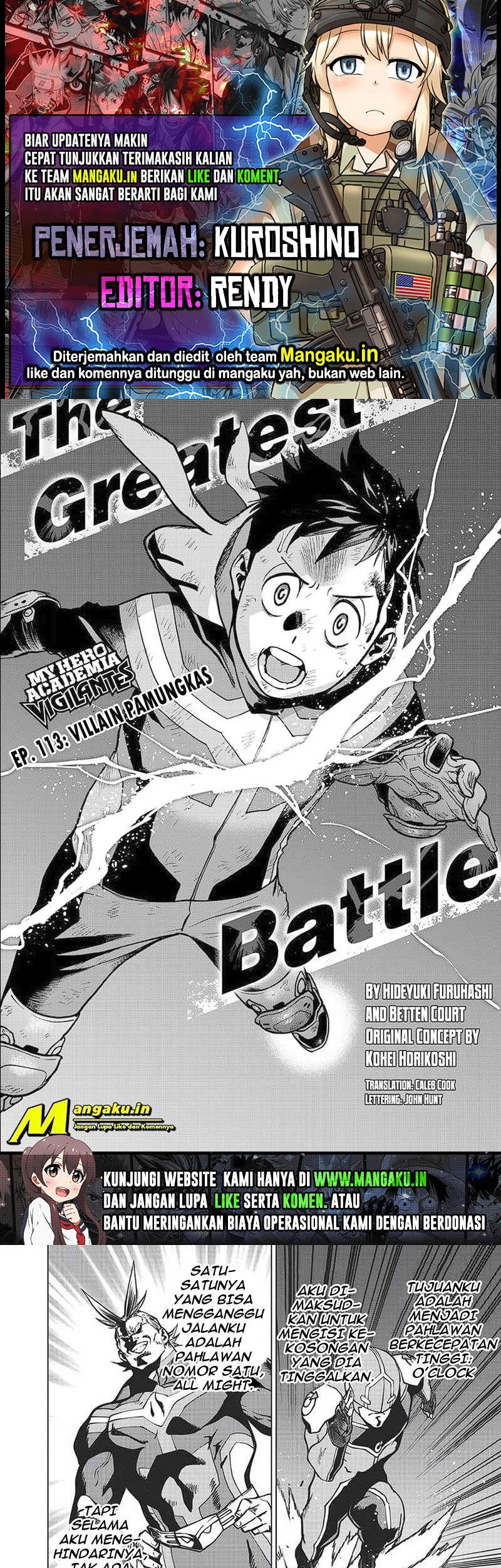 Komik Vigilante: Boku no Hero Academia Illegal Chapter 113 gambar 1