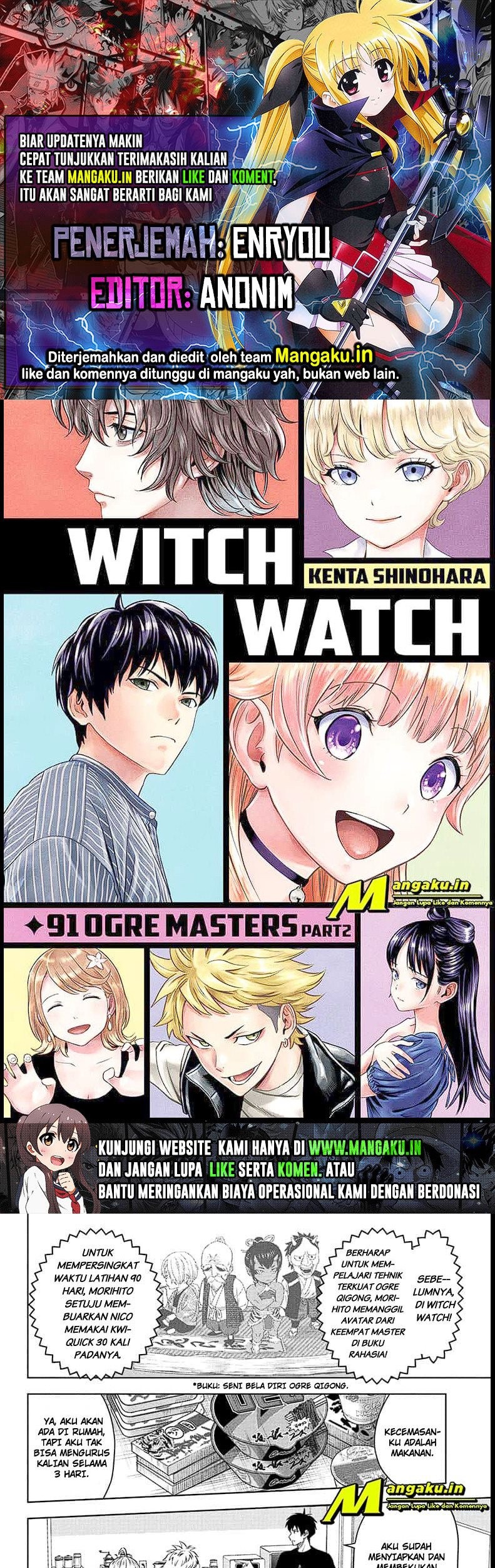 Komik Witch Watch Chapter 91 gambar 1