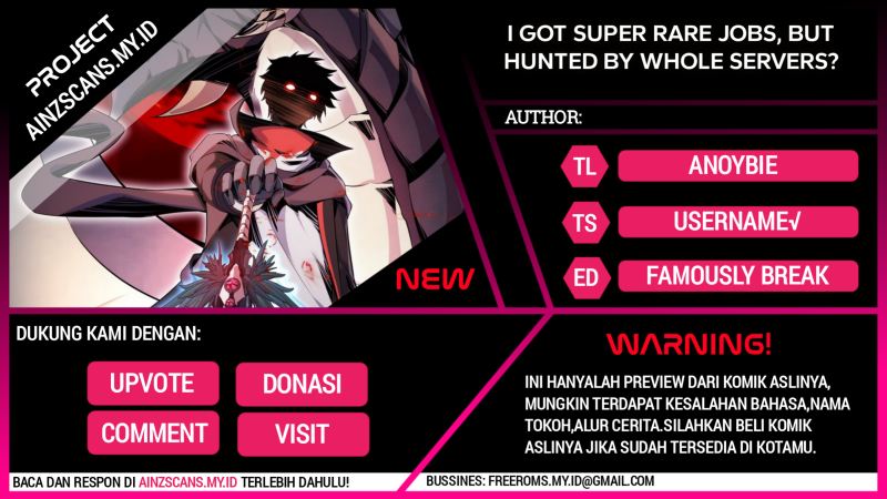 Komik I Got Super Rare Jobs, But Hunted By Whole Servers? Chapter 02 gambar 1