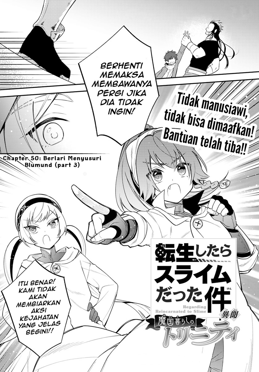 Manga Tensei Shitara Slime Datta Ken Ibun: Makoku Gurashi no Trinity Chapter 50 gambar 2