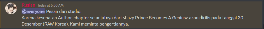 Komik Lazy Prince Becomes a Genius Chapter 77.5 gambar 1
