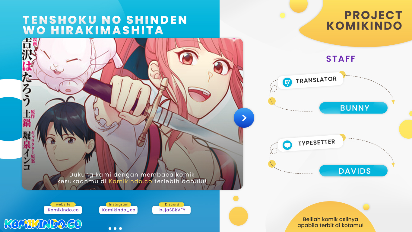 Komik Tenshoku no Shinden o Hirakimashita Chapter 20 gambar 1