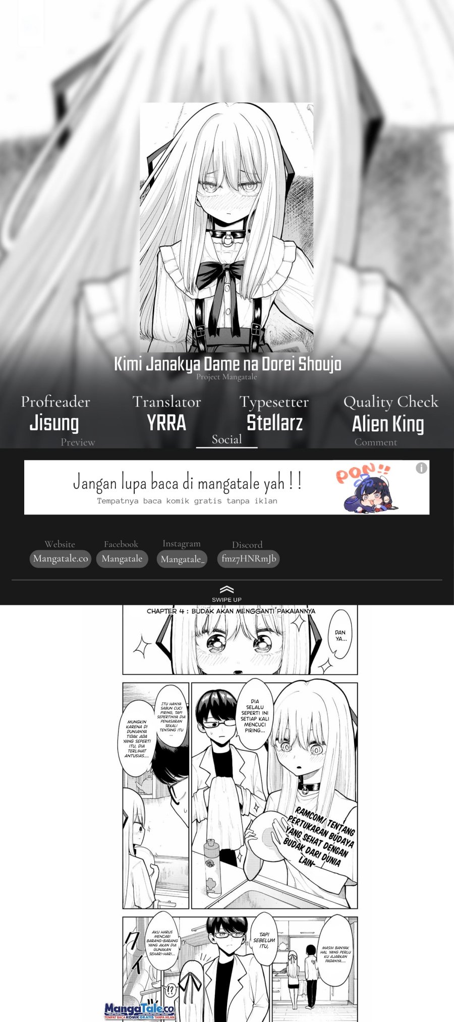 Komik Kimi Janakya Dame na Dorei Shoujo Chapter 04 gambar 1