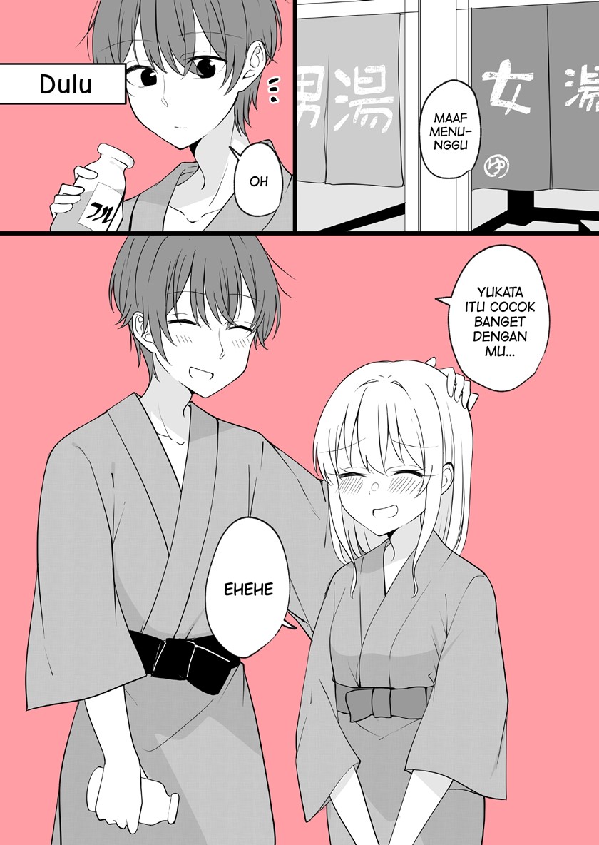 Komik Daily Life of a Couple in Which the Boyfriend Became a Girl One Day Chapter 37 gambar 1