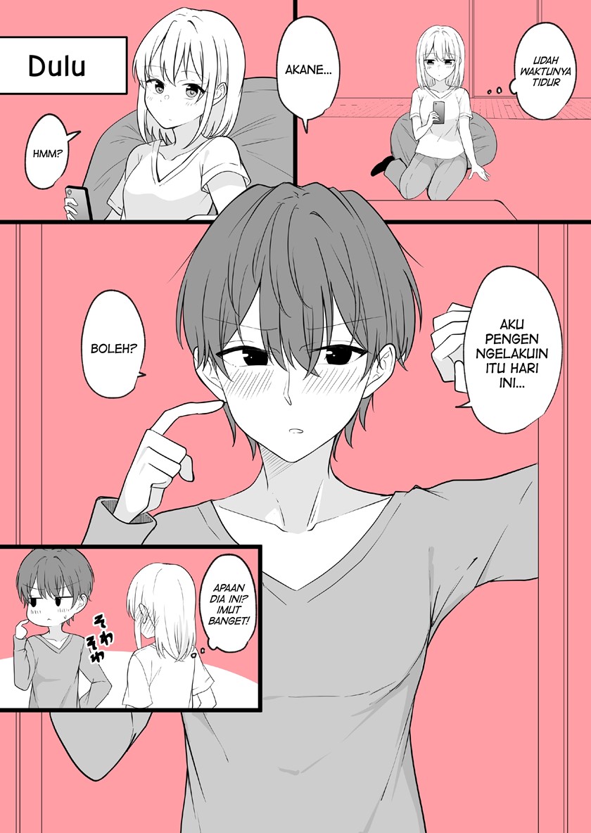 Komik Daily Life of a Couple in Which the Boyfriend Became a Girl One Day Chapter 32 gambar 1