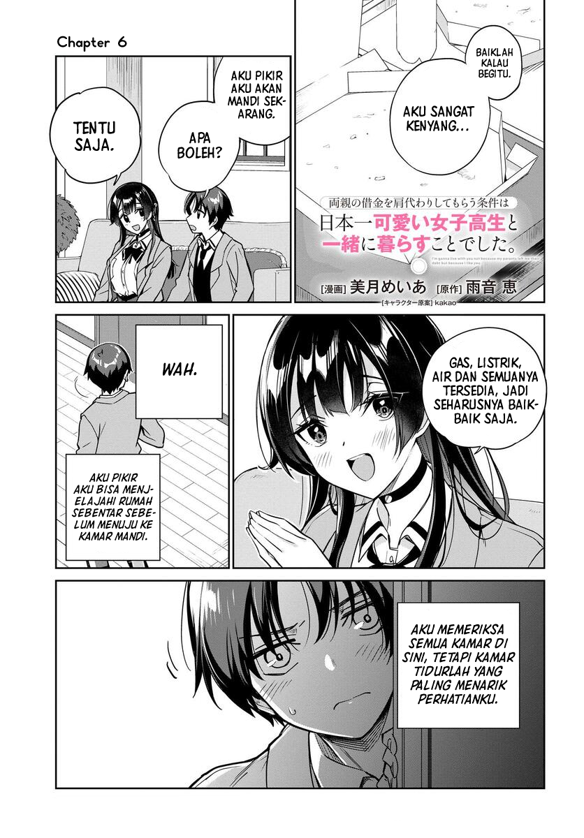 Komik Ryoushin no Shakkin wo Katagawari Shite Morau Jouken wa Nihon’ichi Kawaii Joshikousei to Issho ni Kurasu Koto Deshita Chapter 06 gambar 1