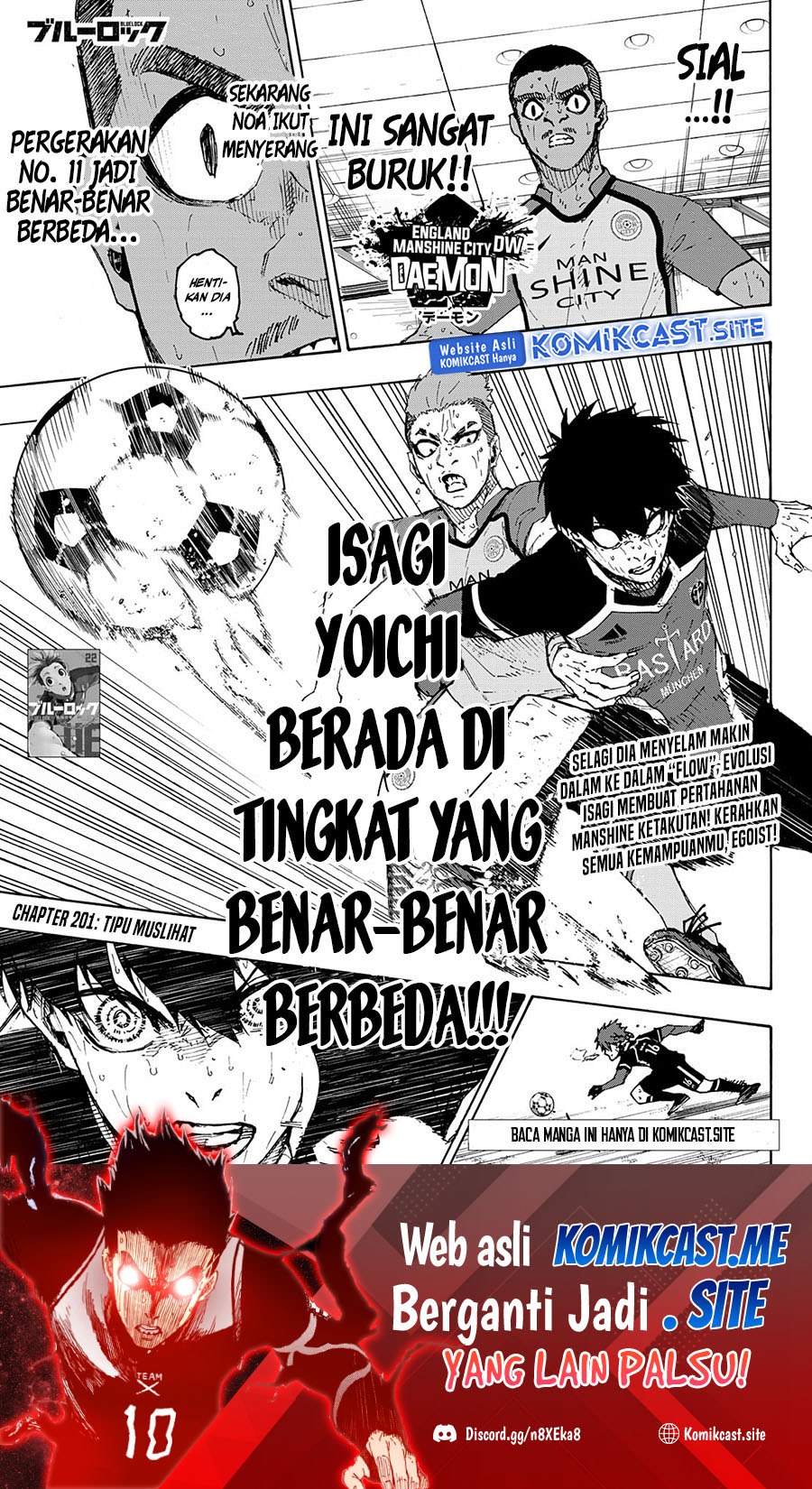 Blue Lock Chapter 201 - Halaman 2