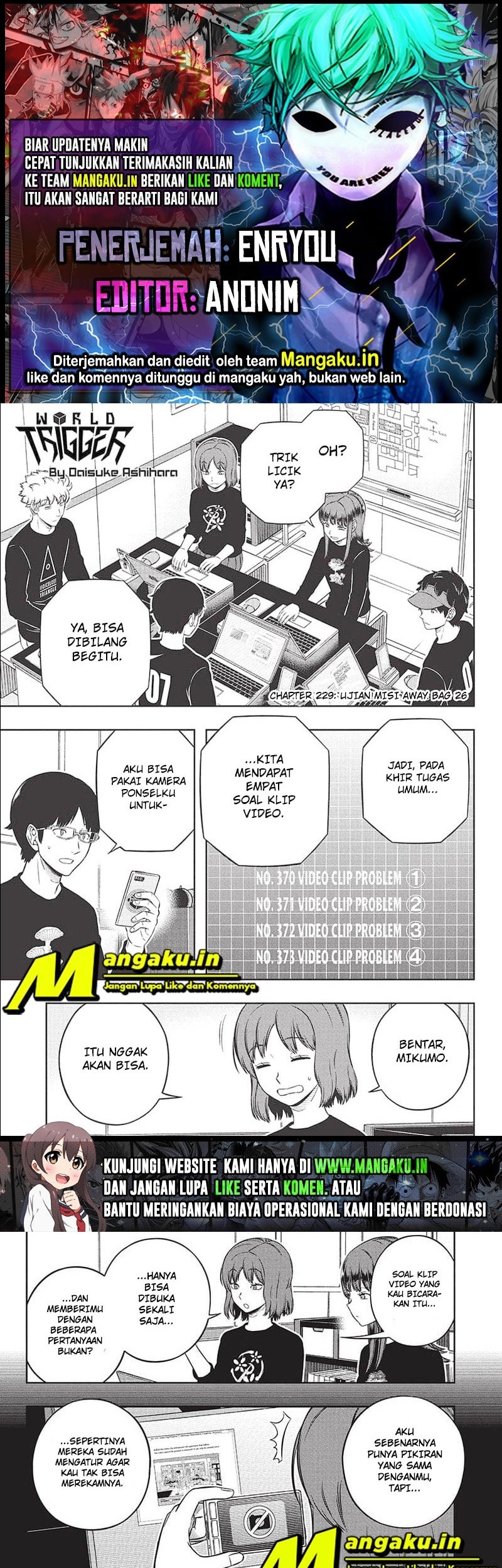 Komik World Trigger Chapter 229 gambar 1