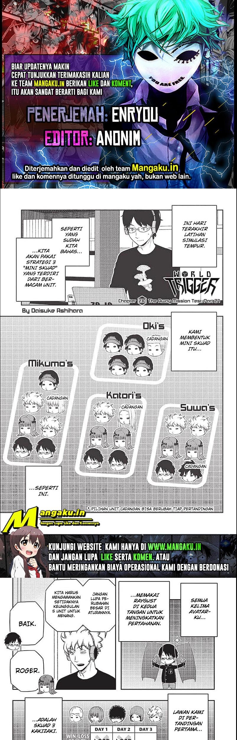 Komik World Trigger Chapter 230 gambar 1