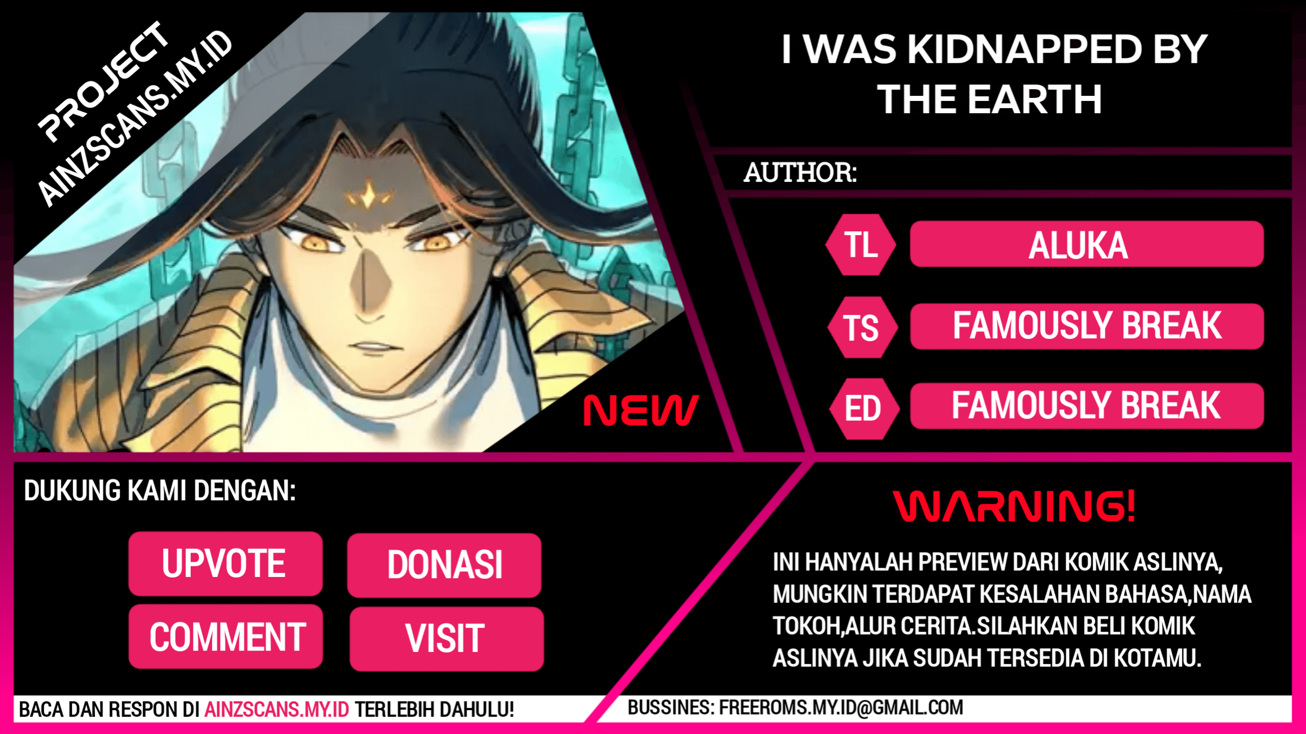 Komik I Was Kidnapped by the Earth Chapter 01 gambar 1