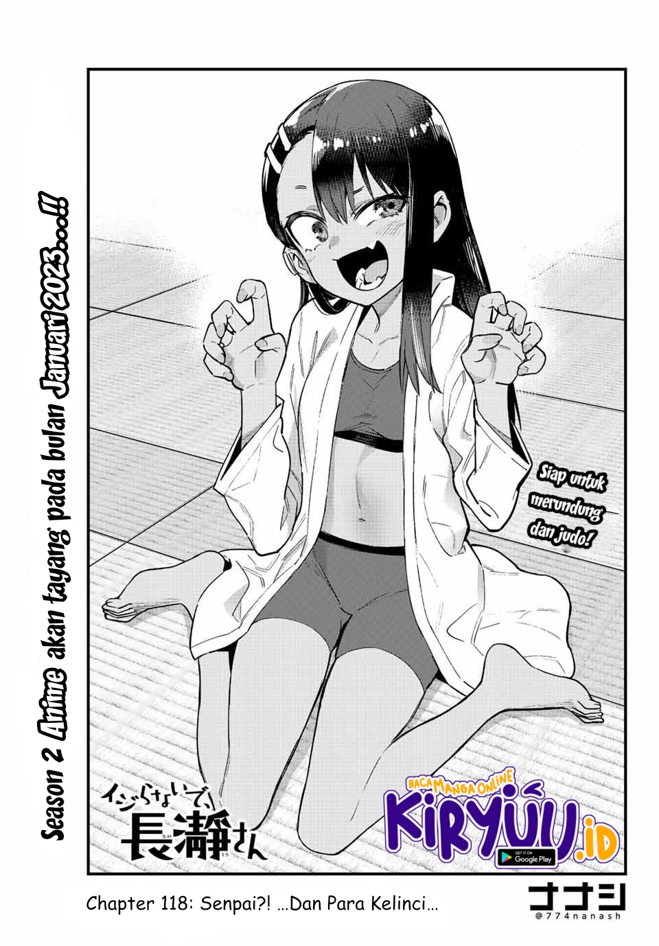 Manga Ijiranaide, Nagatoro-san Chapter 118 gambar 2