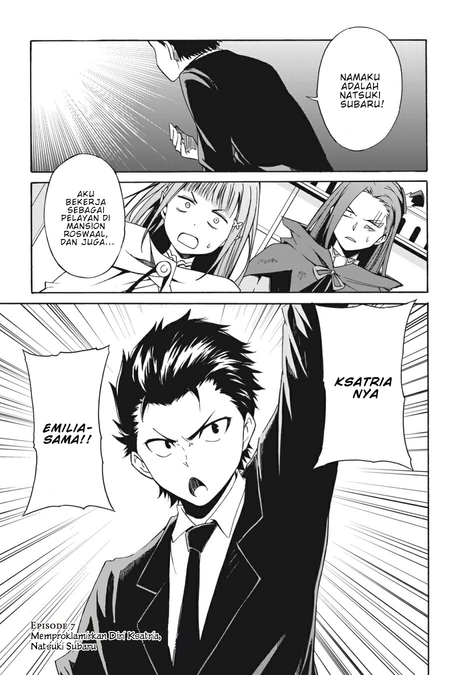 Komik Re:Zero Kara Hajimeru Isekai Seikatsu – Daisanshou – Truth of Zero Chapter 07 gambar 1