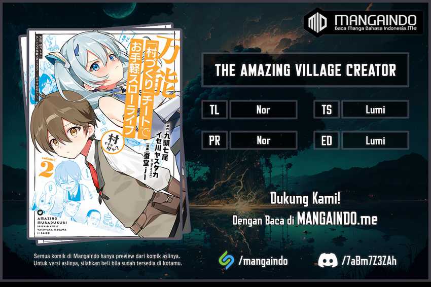 Komik The Amazing Village Creator: Slow Living with the Village Building Cheat Skill Chapter 07 gambar 1