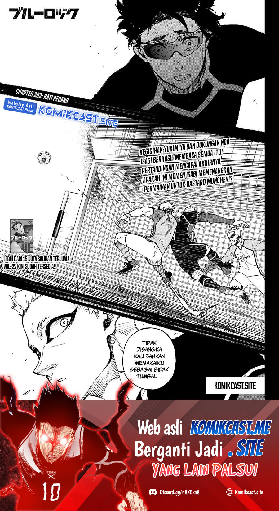 Blue Lock Chapter 202 - Halaman 2