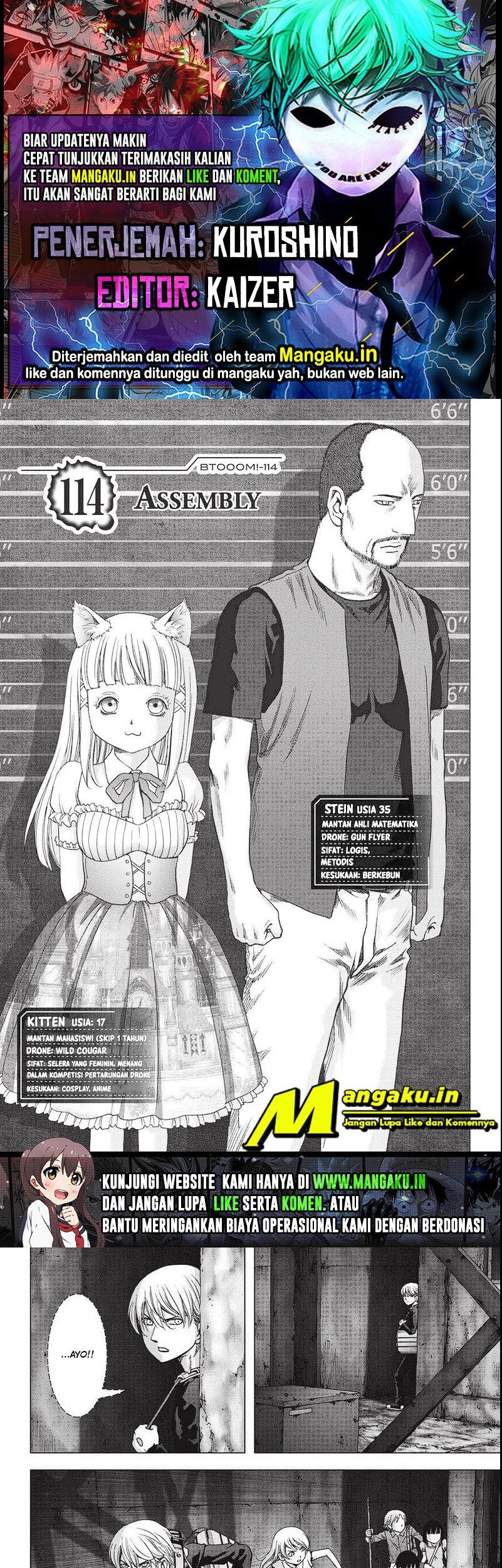 Komik Btooom! Chapter 114.1 gambar 1