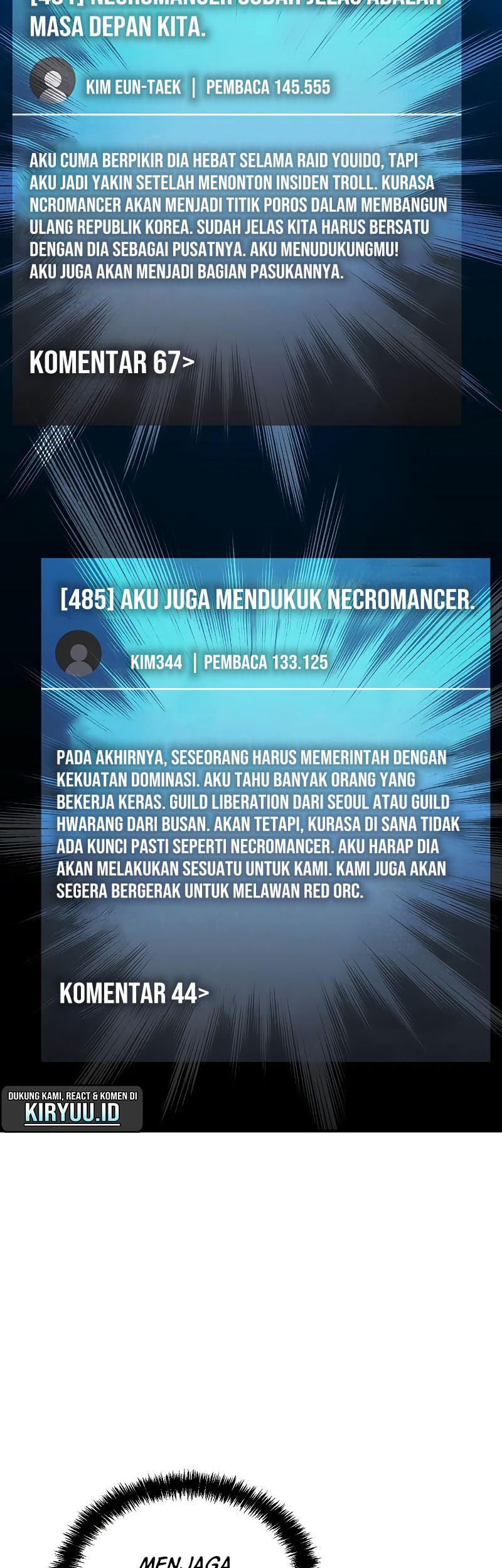 Alone Necromancer Chapter 75 - Halaman 55