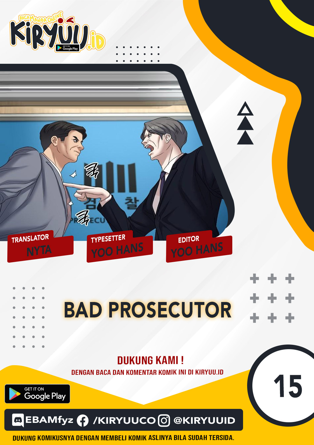 Komik Bad Prosecutor – Sword Showdown Chapter 15 gambar 1