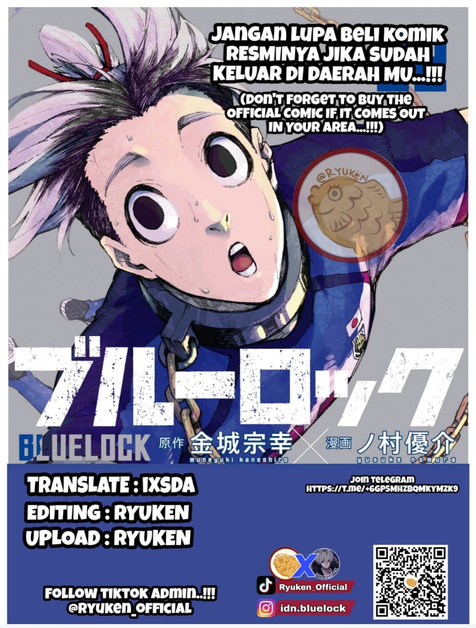 Komik Blue Lock Chapter 204 gambar 1
