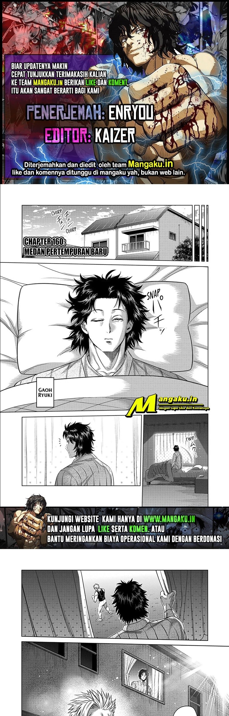 Komik Kengan Omega Chapter 160 gambar 1