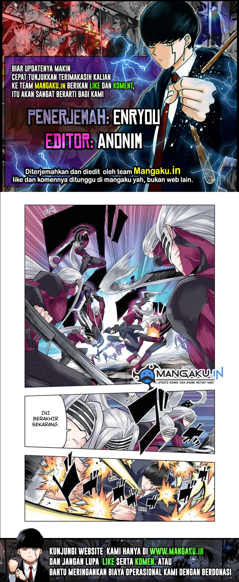 Komik Mashle: Magic and Muscles Chapter 141 gambar 1