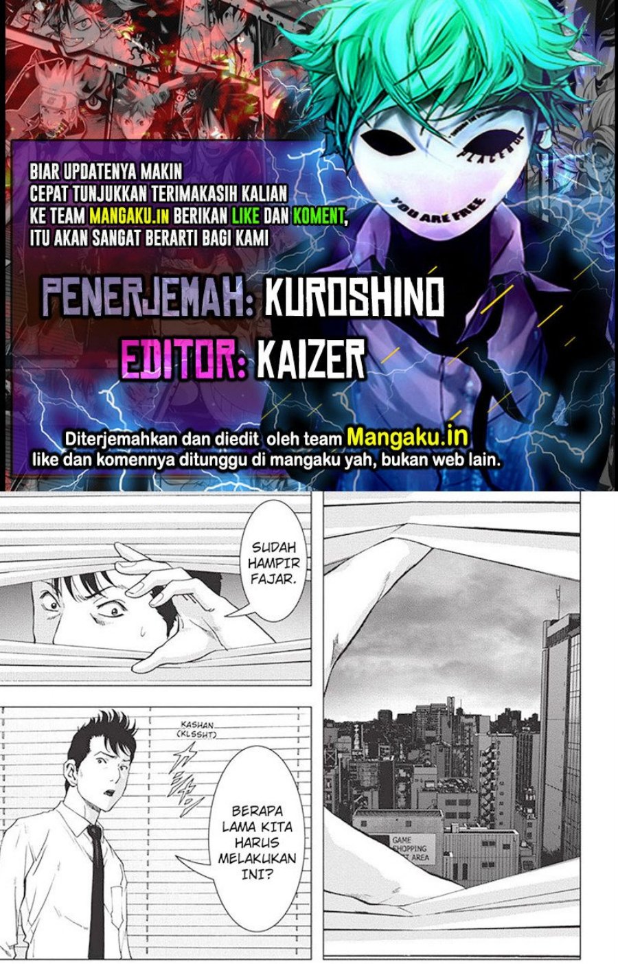 Komik Btooom! Chapter 115.2 gambar 1