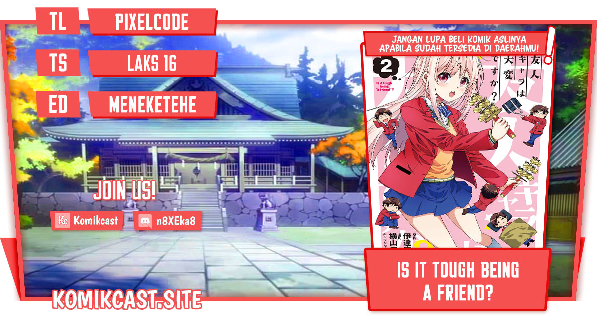 Komik Is it Tough Being a Friend? Chapter 27 gambar 1