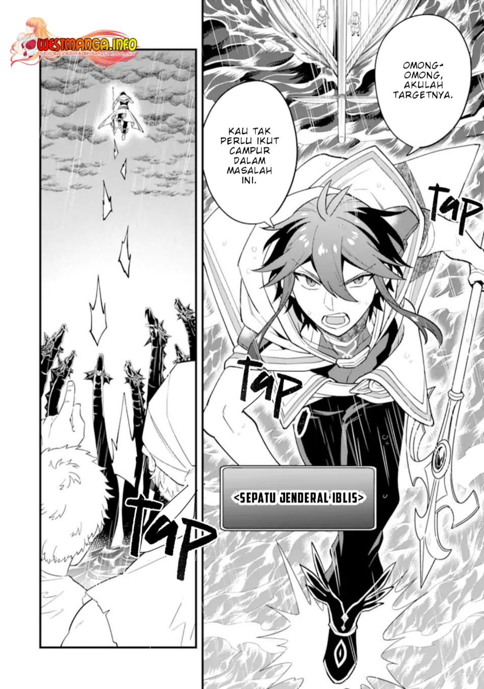Kouryakuhon o Kushi Suru Saikyou no Mahoutsukai ~”meirei sa sero” to wa Iwa Senai Oreryuu Mao Tobatsu Saizen Ruuto ~ Chapter 41.1 - Halaman 6