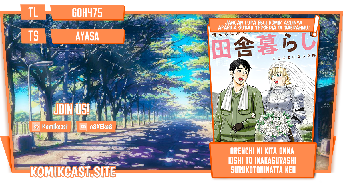 Komik Orenchi ni Kita Onna Kishi to: Inakagurashi suru Koto ni Natta Ken Chapter 95 gambar 1